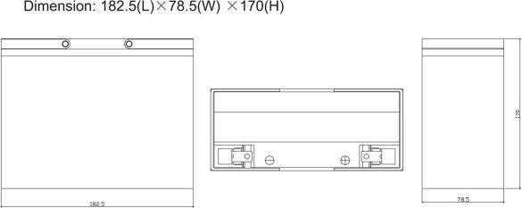 Actual product image Siga S24-12 (12 V, 24 Ah)