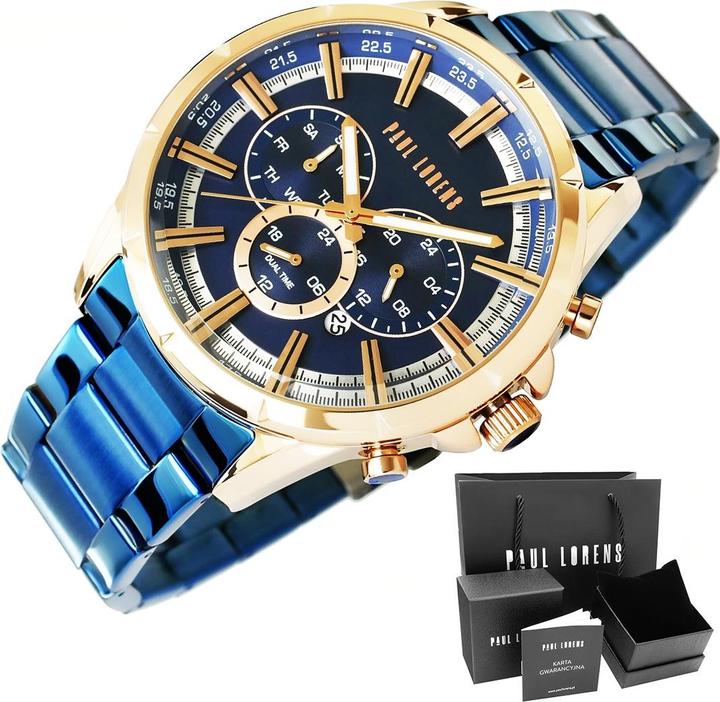 Produktbild Paul Lorens Herrenuhr PL13605B-6F3 (200 mm)