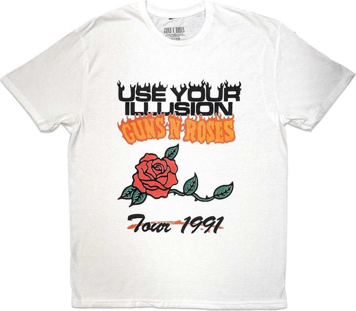 Immagine prodotto Guns N Roses Use Your Illusion Tour 1991 Maglietta Adulto Unisex (M)