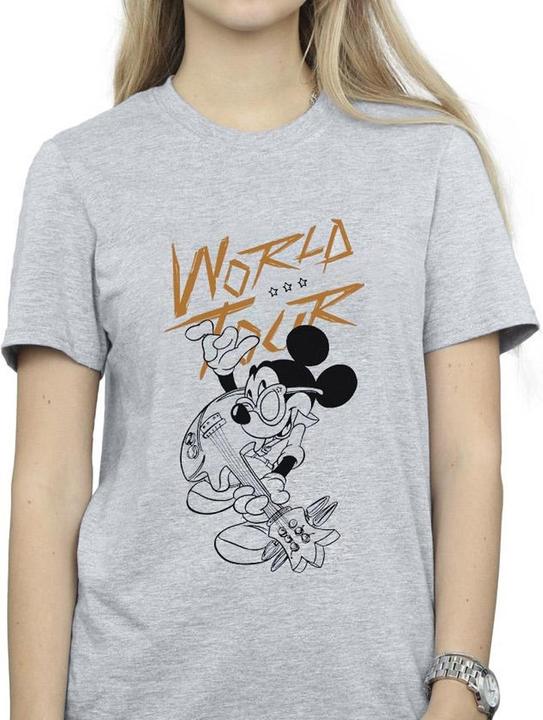 Immagine prodotto Disney Mickey Mouse World Tour Line Maglietta Ampia Donna (M)