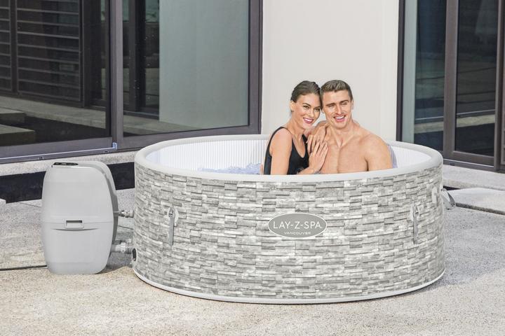 Actual product image Bestway Lay-Z-Spa® Vancouver AirJet Plus Hot Tub 5 Persons - 1.55m x 60cm (5 pers.)