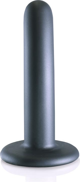 Actual product image Ouch! Smooth G-Spot Dildo - 5" / 12 cm - Gun Metal