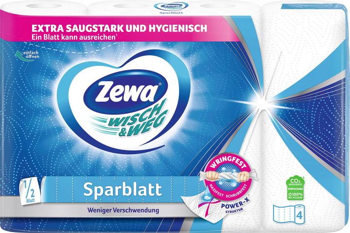 Zewa Wisch&Weg Sparblatt 4Ro (4 x)