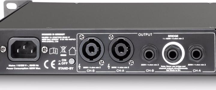 Image du produit Palmer Audio Amplificateur de puissance stéréo 19" MACHT 402