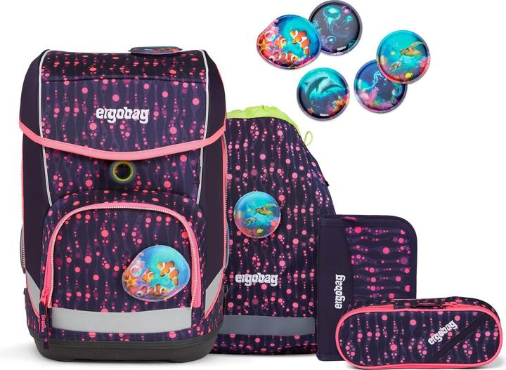 Ergobag cubo 5-piece Bärmuda square Lumi (19 l)