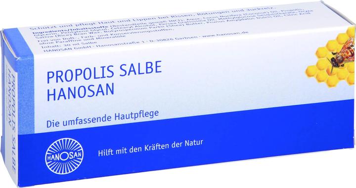 Produktbild Hanosan Propolis Salbe die umfassende Hautpflege, 30 g Salbe (Körpercreme)