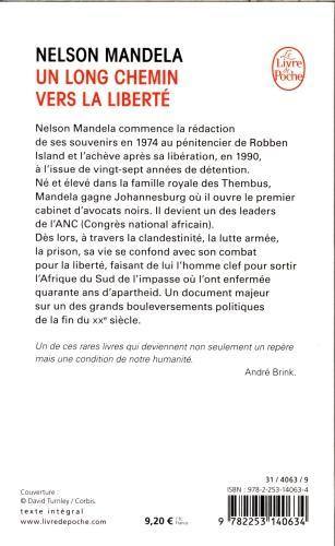 Produktbild Un long chemin vers la liberté : l'autobiograhie (Französisch, Nelson Mandela, 2018)