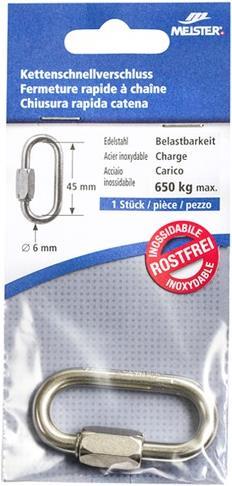 Actual product image Meister RapidLink Inox 6mm (0.05 m)