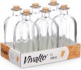 Actual product image Vivalto Glass bottle (1 pcs., 1 l)