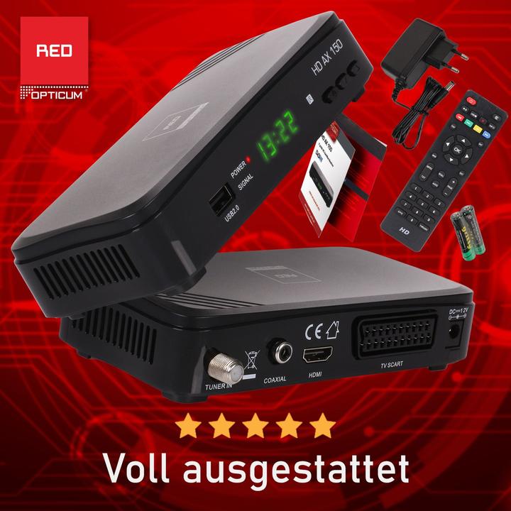 Produktbild Opticum HD AX150 30002 (DVB-S2, CI-Schacht, Festplatte, CI+-Schacht)