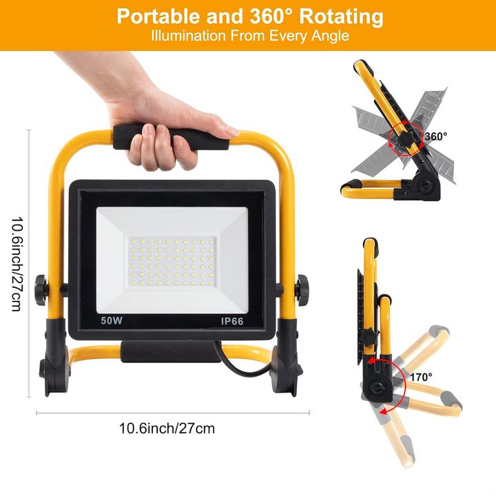Immagine prodotto ‎Sentoo LED-Baustrahler (5000 lm)