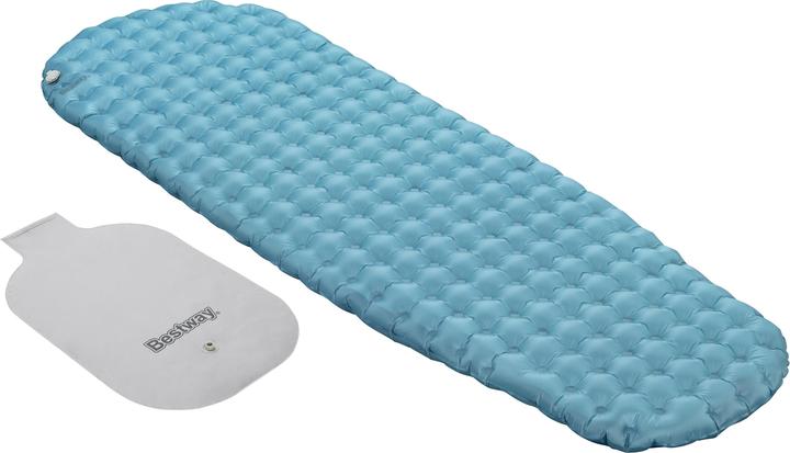 Actual product image Bestway AlpineLite™ inflatable single XL sleeping pad for mummy sleeping bags 183 x 63.5 x 7.5 cm