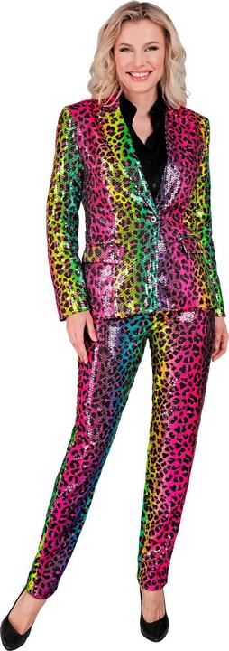 Produktbild Widmann Pailletten Hose im Leopardlook Rainbow (M)