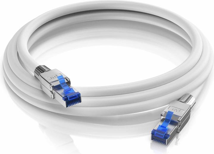 Image du produit Primewire Câble LAN CAT.8, RJ-45, Câble réseau CAT 8, Gigabit Ethernet 40 Gbit/s, S/FTP Pimf Patchkabel (S/FTP, CAT8.1, 2 m)
