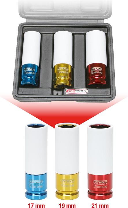 Actual product image KS Tools Power socket set (1/2")