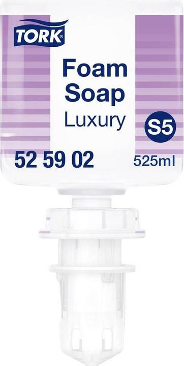 Produktbild Tork Luxe Mini Schuimhandzeep S5 Industrieel afgesloten fles 8 x 525 ml 525902 (Flüssigseife, 525 ml)