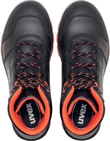 Actual product image Uvex Safety 2 xenovaÂ® boots S3 95071 black, red width 10 size 45 (S3, 45)