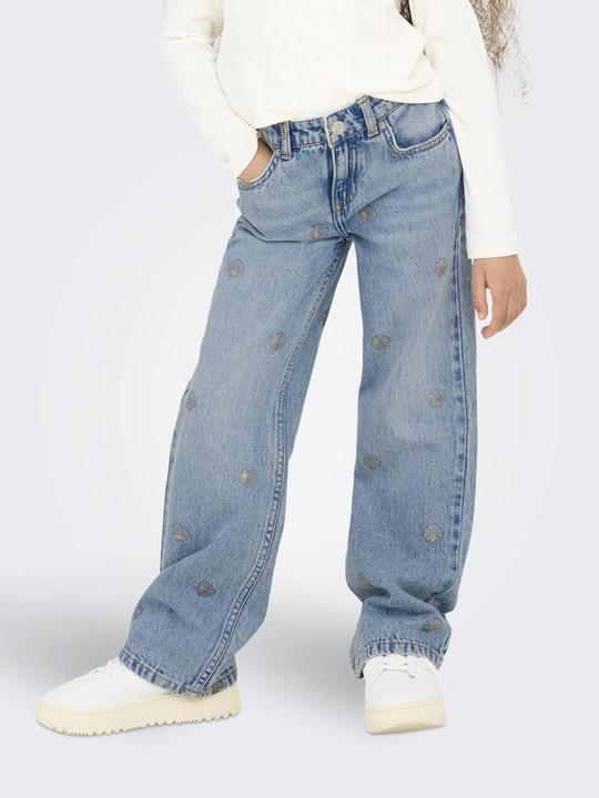 Produktbild Only KOGJUICY Hohe Taille Weiter Beinschnitt Jeans Jeans mit weitem Bein (128)