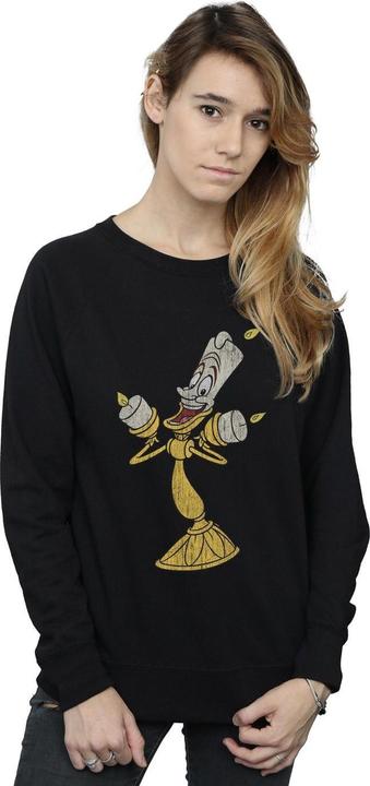 Image du produit Disney - Sweat BEAUTY AND THE BEAST LUMIERE DISTRESSED - Femme (S)