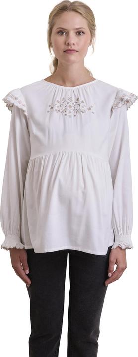 Actual product image Vertbaudet Festive cotton/viscose maternity blouse (44)