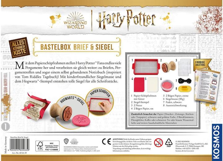 Produktbild Kosmos Harry Potter - Brief & Siegel