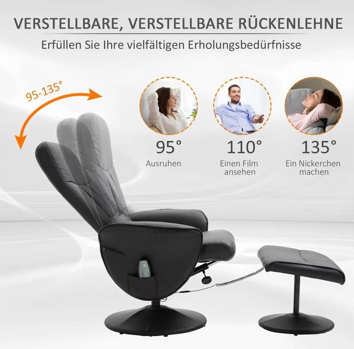Produktbild Jamb Massagesessel mit Fussstütze
