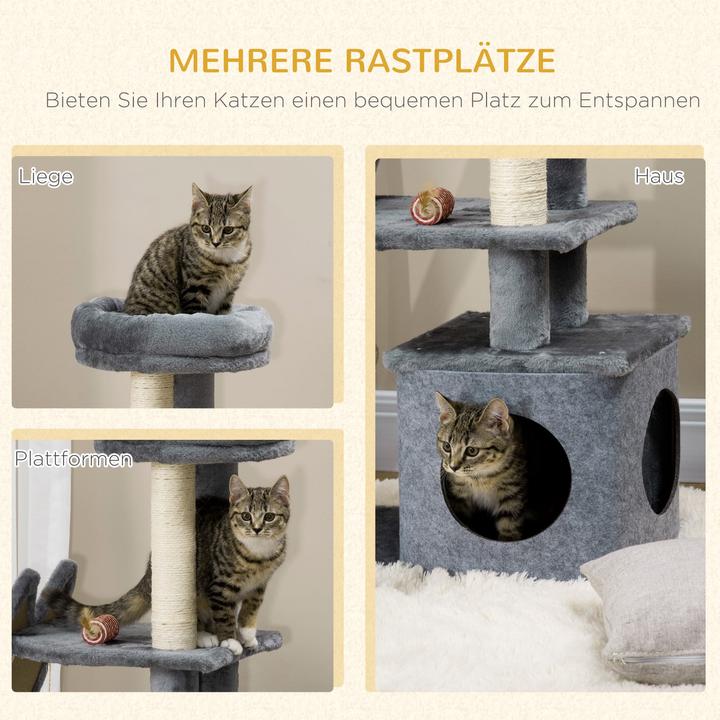 Actual product image Jamb Scratching post (83 cm, Cream, Grey)
