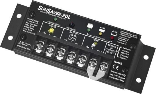 Actual product image Morningstar Sunsaver SS-20L-12V