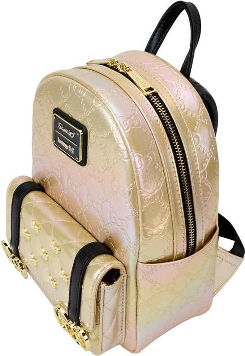 Actual product image Loungefly Hello Kitty 50th Anniversary by Mini Backpack Metallic Gold