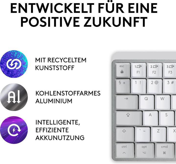 Image du produit Logitech MX Mechanical Mini for Mac (DE, Sans fil)
