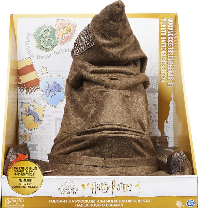 Immagine prodotto Spin Master Cappello Parlante con 15 frasi per gioco creativo di Harry Potter