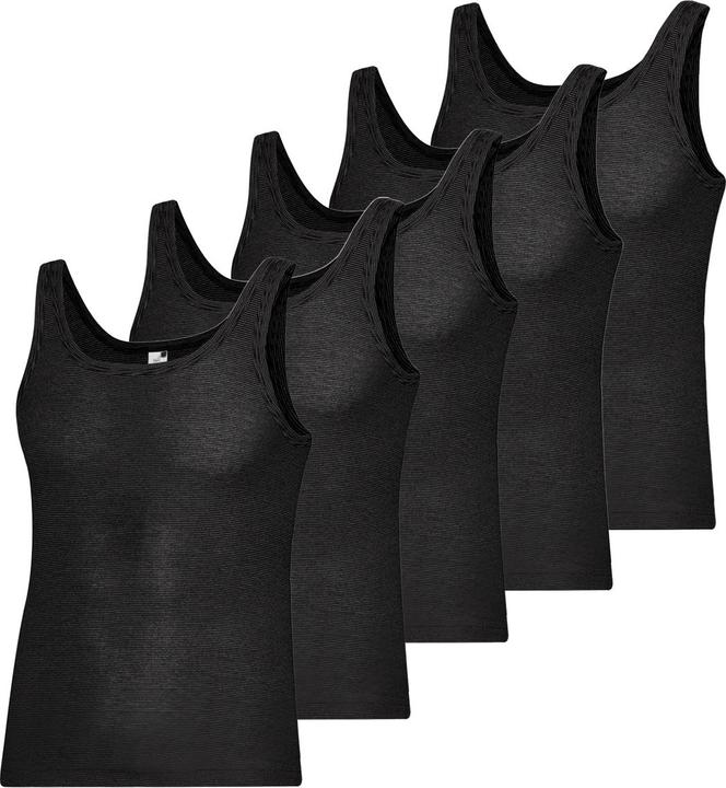Produktbild ESGE 5er Pack - Feinripp Ringel Unterhemd (M)
