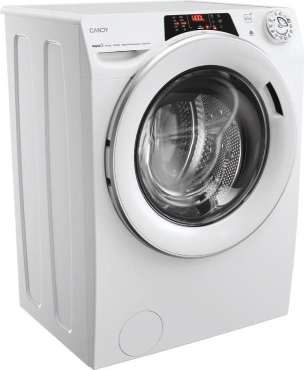 Immagine prodotto Candy Rapidα ROW4964DWMST1-S lavasciuga Libera installazione Caricamento frontale Bianco D