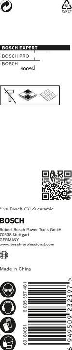Immagine prodotto Bosch Professional Zubehör Punta Expert HEX-9 HardCeramic, 3 x 90 mm (3 mm)