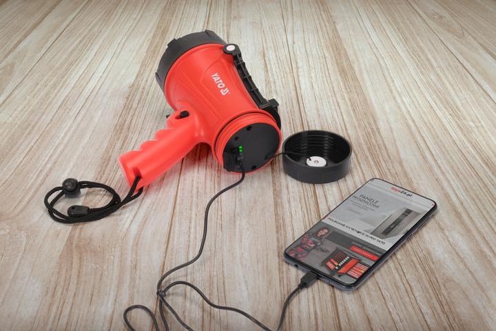 Produktbild Yato YT.LATARKA / SZPERACZ PISTOLETOWY 15W 1200LM IP68 AKU (9.30 cm, 1200 lm)