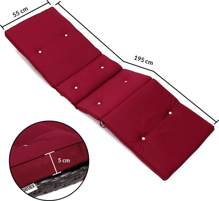 Actual product image Detex Sun-lounger cushion