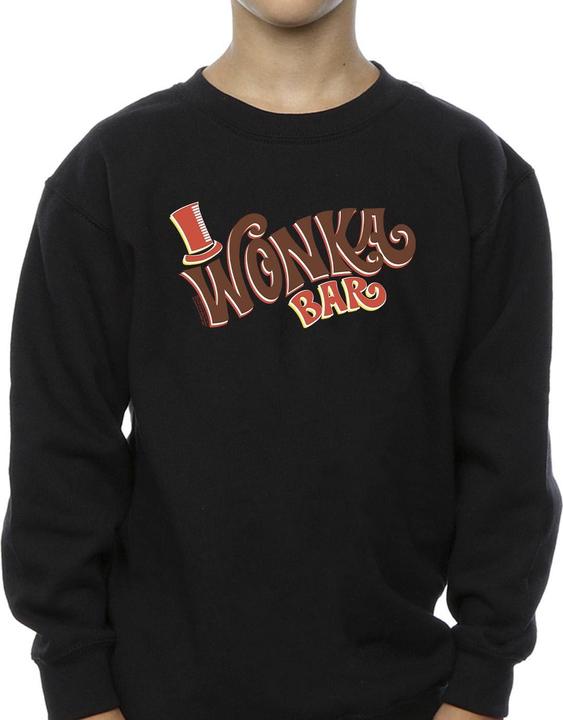 Actual product image Willy Wonka & the Chocolate Factory Boys Bar Logo Sweatshirt (116)