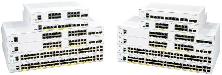 Actual product image Cisco PoE+ Switch CBS250-24FP-4X-EU 28 Port (24 Ports)