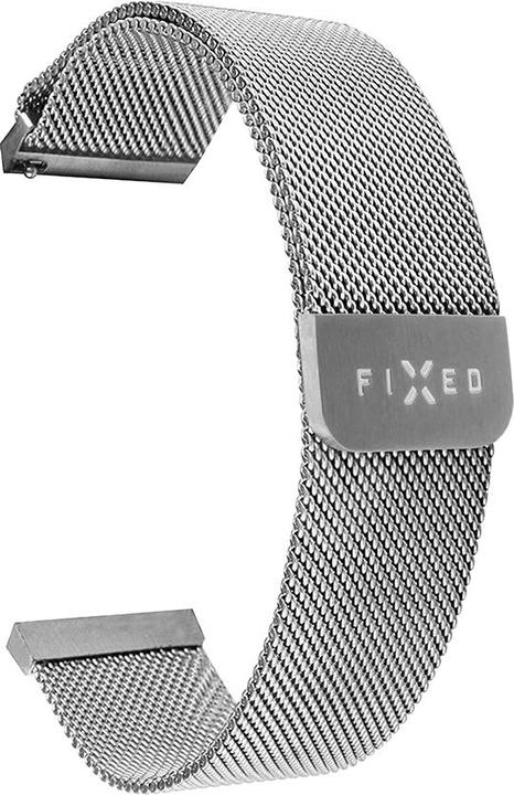 Productafbeelding Fixed Metalen ring voor Smartwatch Universeel 20mm Sølv