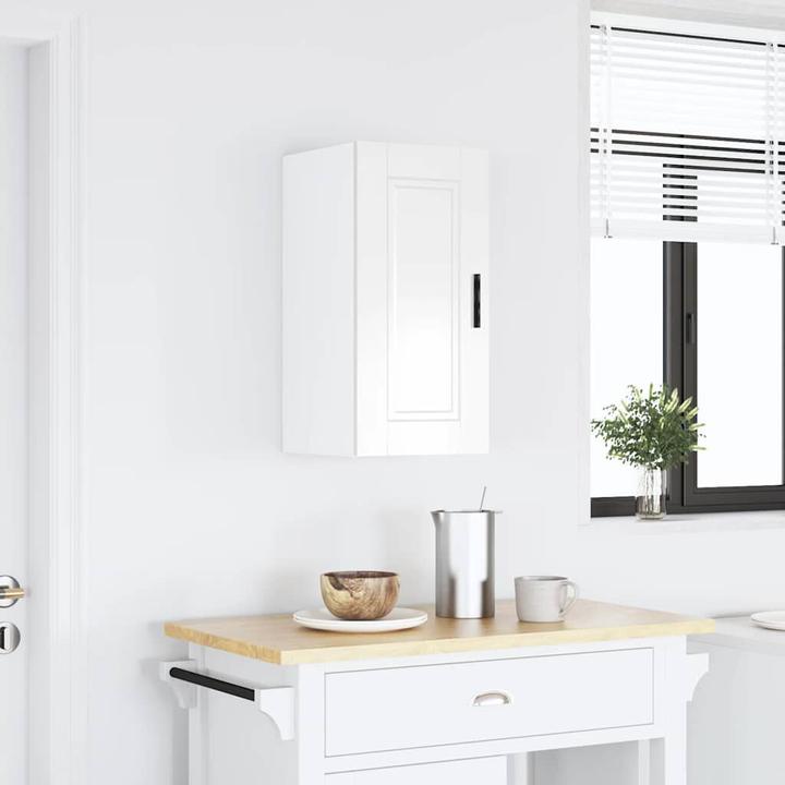 Actual product image VidaXL Kitchen wall unit Porto high-gloss white wood-based material (30 x 31 x 60 cm)