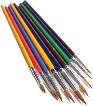 Winsor & Newton Watercolour brush set 9 pieces (hard brush)
