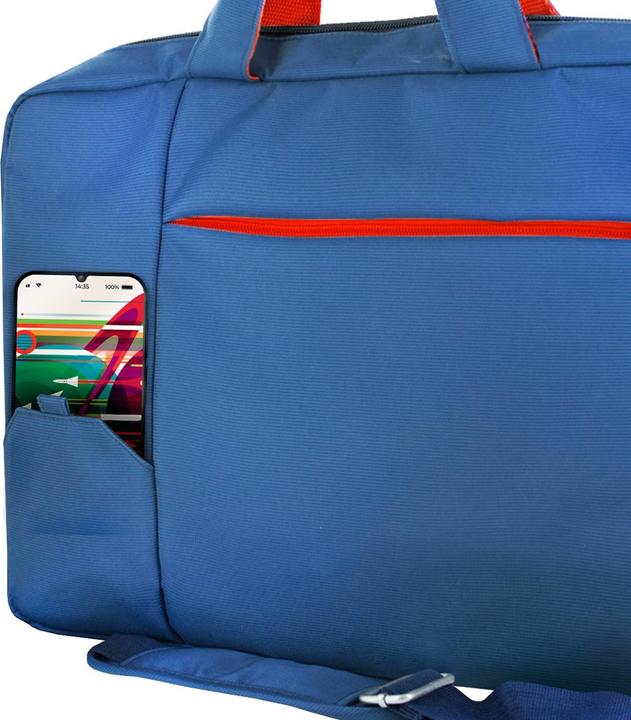 Immagine prodotto Land NS-KLM180705-A borsa per notebook 39,6 cm (15.6') Borsa da corriere Blu, Rosso, Bianco (15.60", Universale)