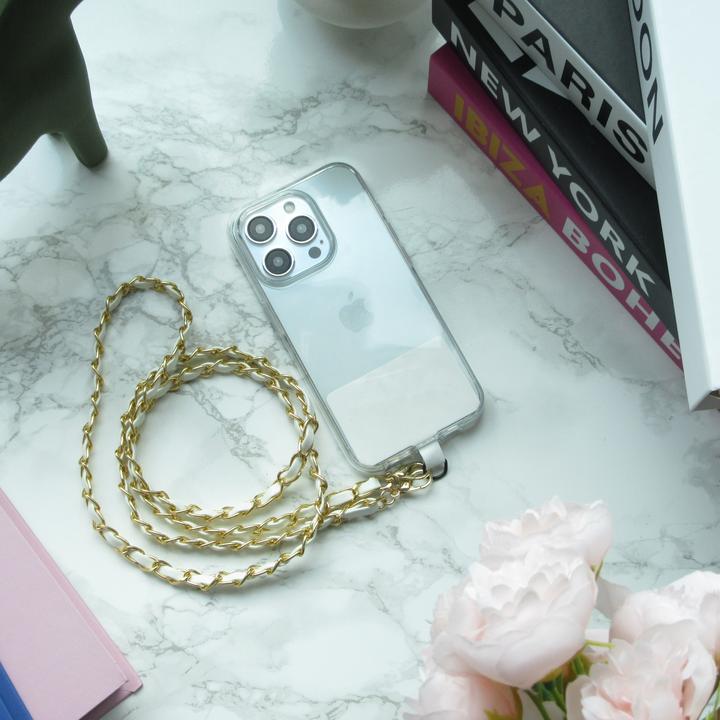 Immagine prodotto PhoneLook Lanière/lacet élégante et sophistiquée universelle pour smartphone en similicuir et métal