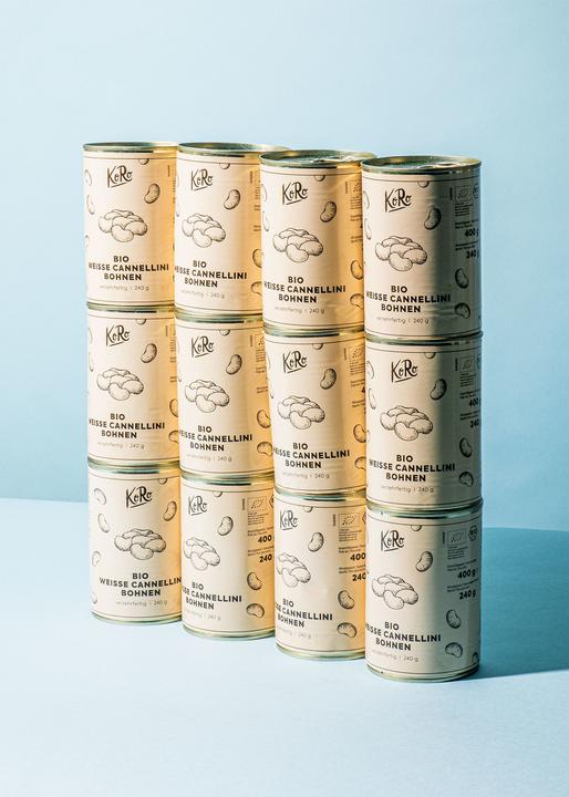 Immagine prodotto KoRo Fagioli cannellini bianchi biologici pronti per essere consumati (2880 g)