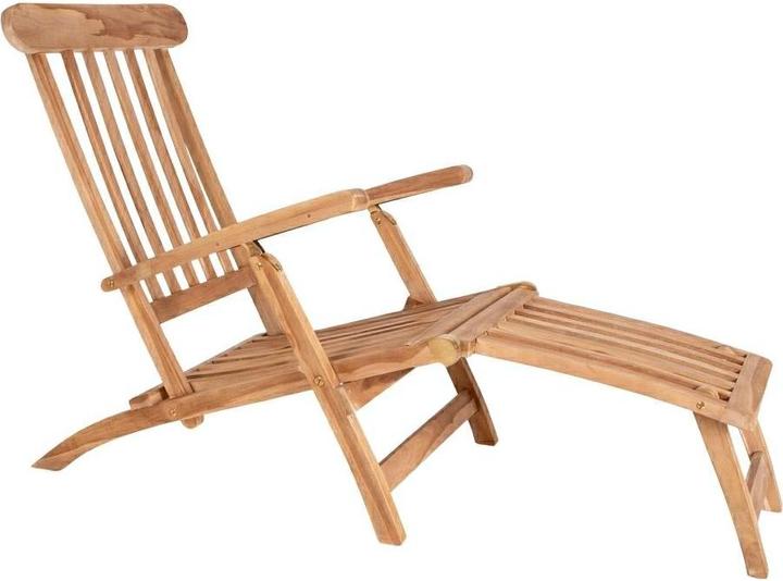 Image du produit House Nordic Chaise de pont en teck Arrecife Teck (150 cm)