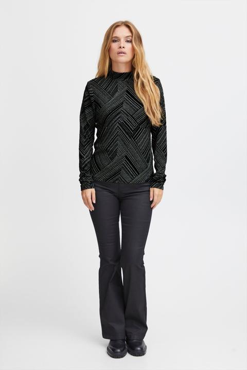 Actual product image Pulz Jeans Pulz - PZCAVILA Long Sleeve Tshirt - T-shirt - 50207795 (XXL)