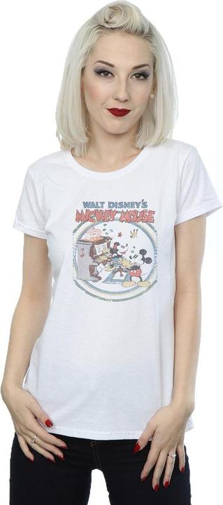 Immagine prodotto Disney Mickey Mouse Piano Maglietta Donna (L)