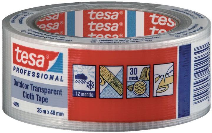 Actual product image tesa 04665-00000-00 Adhesive tape Suitable for indoor use Suitable for outdoor use (48 mm)