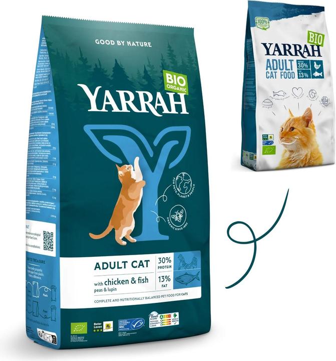 Immagine prodotto Yarrah BIO cibo secco pesce e pollo (Adulto, Senior, 1 pz., 2400 g)