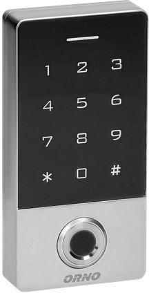 Produktbild Orno Touch-Code-Schloss, mit Karten- und Proximity-Tag-Leser und Fingerabdruckleser, IP68, 1 Relais 3A (Fingerabdruck)